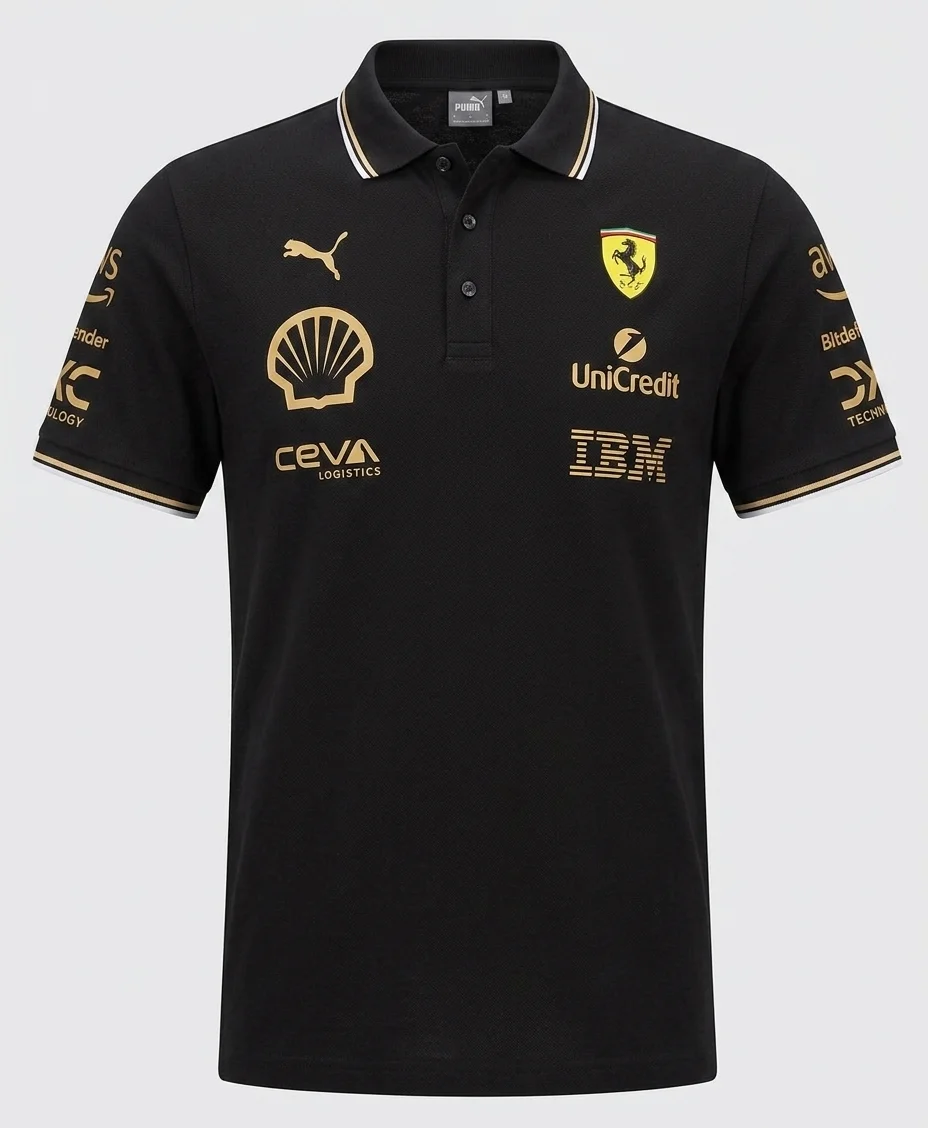 Playera Ferrari Puma Premium Gold